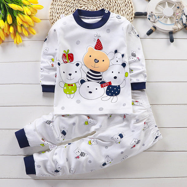 Children's suit clothes, cotton bottoming, infant pajamas