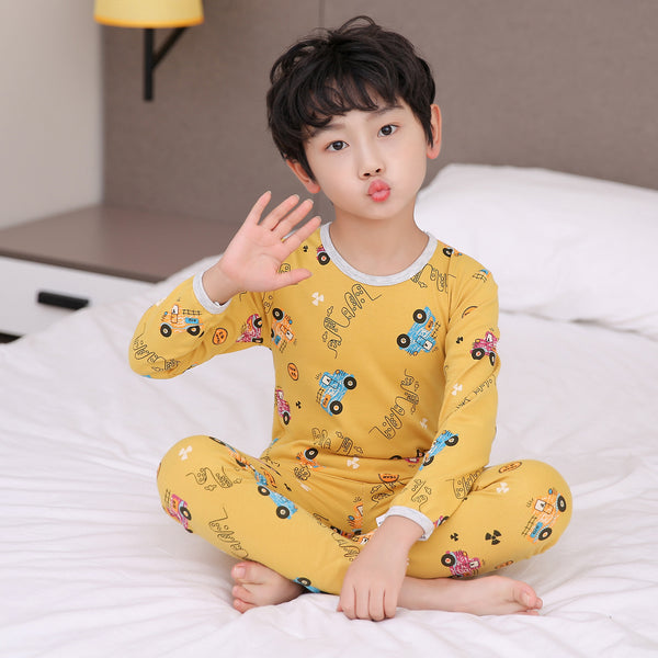 Cotton Children's Underwear Set, Infant Cotton Autumn Clothes Trousers