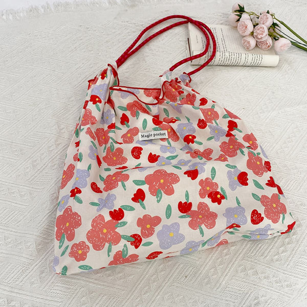 Printed Spaghetti Strap Shoulder Bag