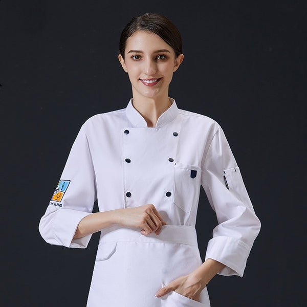 Hotel Cooking School Chef Work Clothes Long Sleeved Shirt